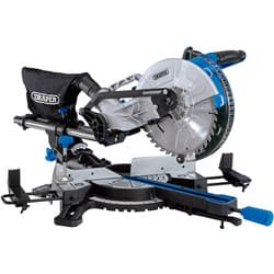 Draper 90170 255mm Electric Single-Bevel Sliding Compound Mitre Saw 240V