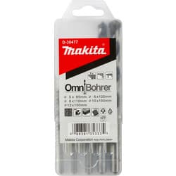 Makita Omnibohrer Straight Shank Multi-Material Drill Bit Set 5 Pieces