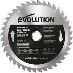 Evolution FW185TCT-40 Wood Circular Saw Blade 185mm x 25.4mm 40T