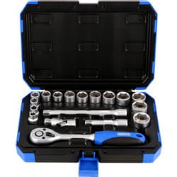 Draper 3/8" Drive Metric Socket Set 18 Pieces