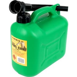 Plastic Fuel Can Green 5L