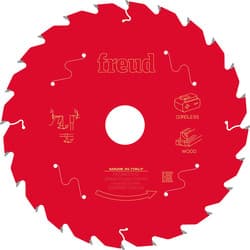 Freud Cordless Circular Saw Blade 190 x 30 x T24