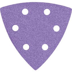 Trend AB/OSC/180A 180 Grit 6-Hole Punched Multi-Material Abrasive Sanding Sheets 93mm x 93mm 10 Pack