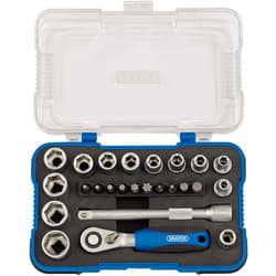 Draper Mixed Drive Metric Socket Set 25 Pack
