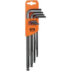 Bahco Metric Long Ball-End Hex Key Set 9 Pcs