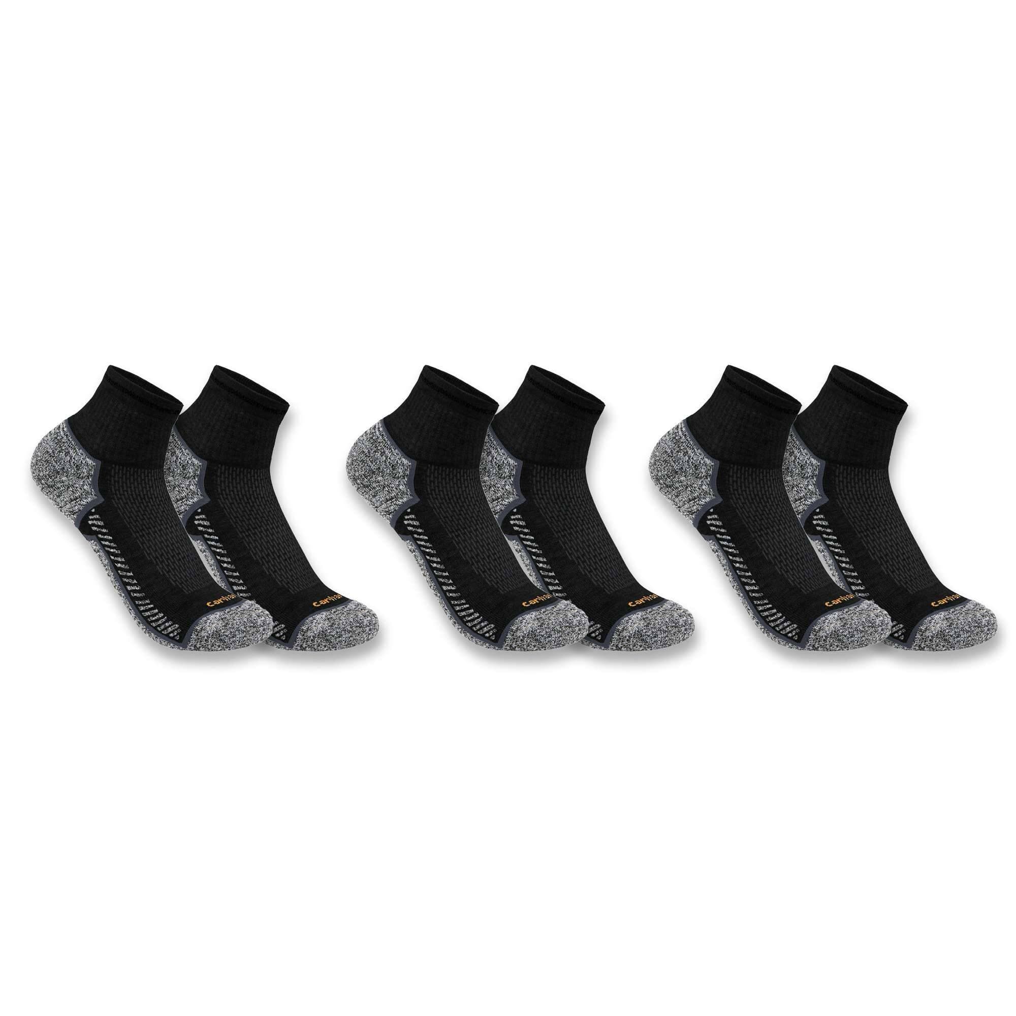 Carhartt Force™ Midweight Quarter Sock 3 Pairs