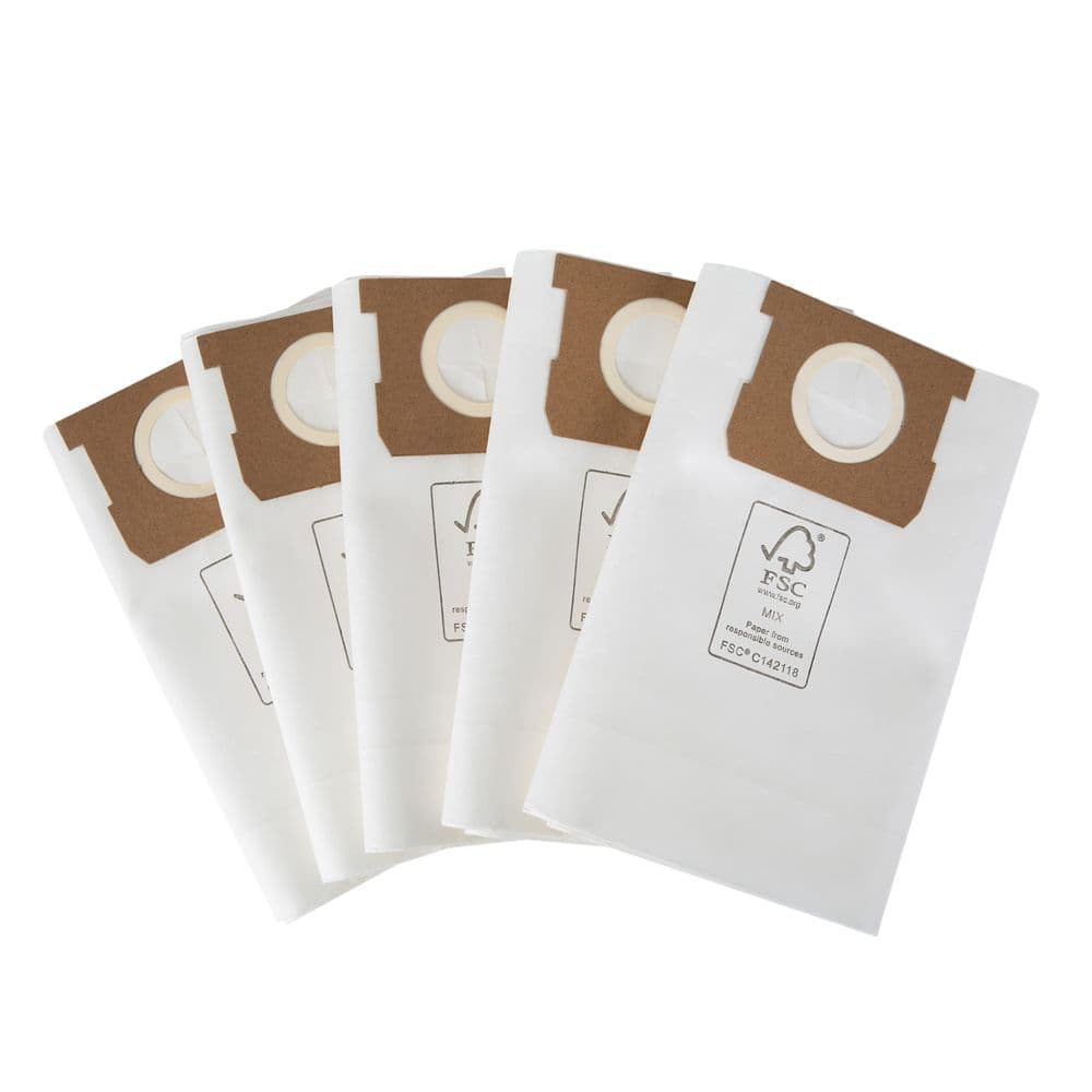 Titan 20/30Ltr Dry Vacuum Filter Bags 5 Pack