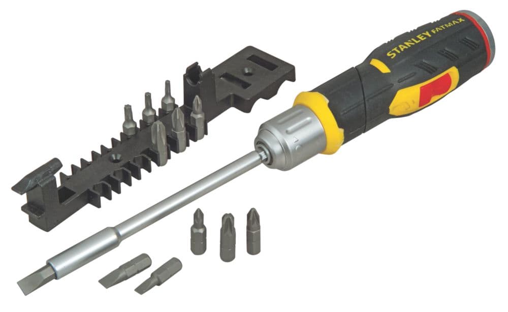 Stanley FatMax Ratchet Screwdriver Bit Set 13 Pcs