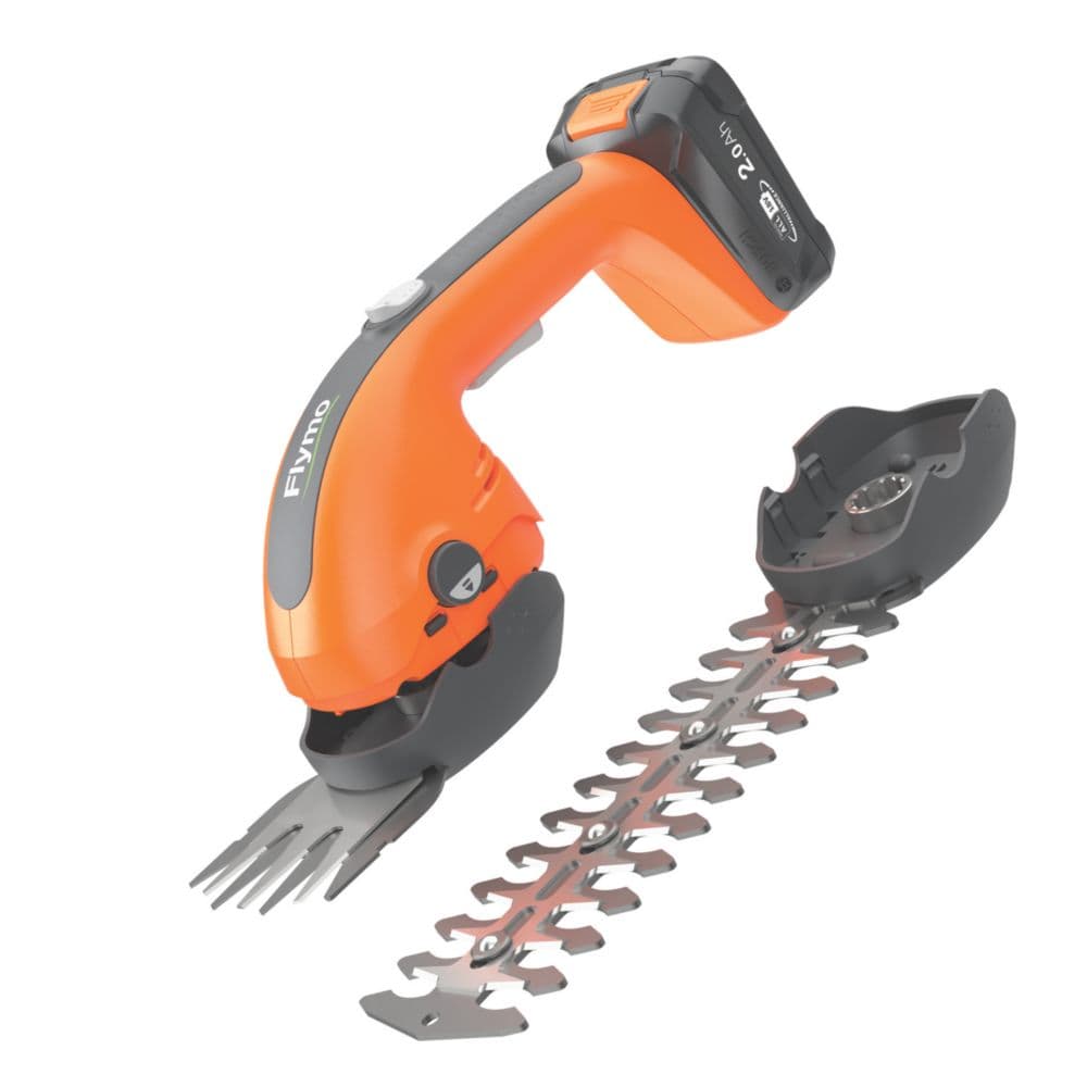 Flymo 970725601 18V 1 x 2.0Ah Li-Ion Power for All Cordless Grass & Shrub Trimmer