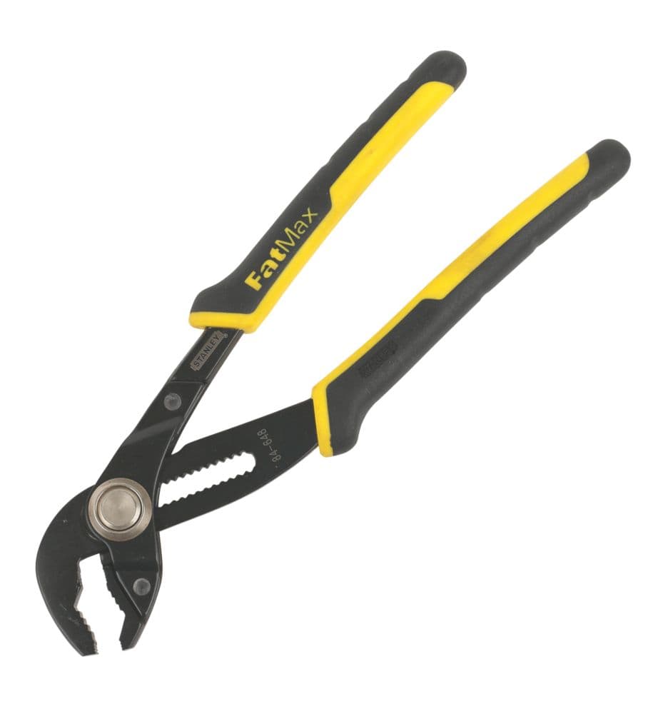 Stanley FatMax Push Lock Groove Joint Pliers 10" (250mm)