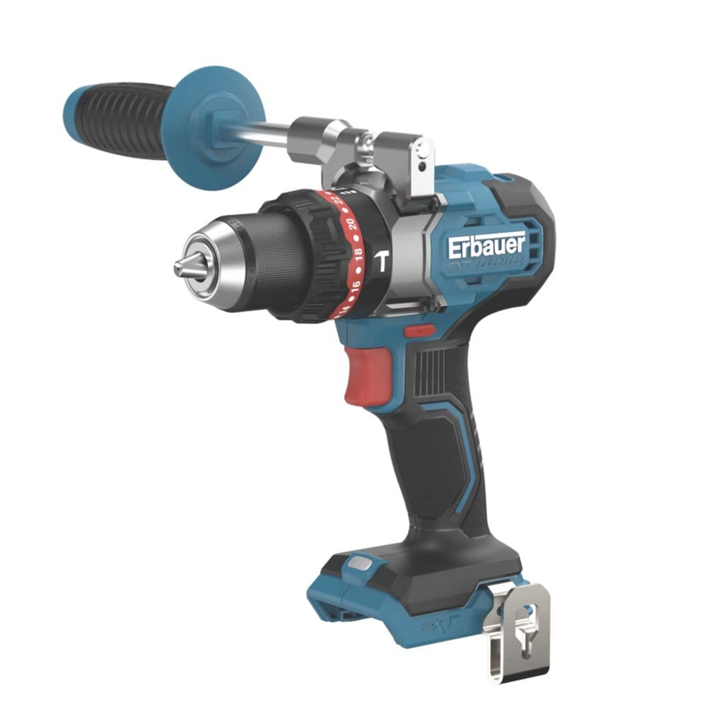 Erbauer ERI1107COM 18V 2 x 5.0Ah Li-Ion EXT Brushless Cordless Combi Drill
